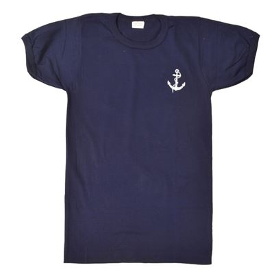 T-shirt ITALIAN NAVY avec ancre original BLEU FONCÉ