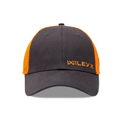 Casquette de baseball ORANGE logo horizontal WILEY X GRISE/ORANGE WILEY X J914-W 2