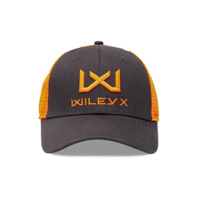Casquette de baseball ORANGE Logo WILEY X GRISE/ORANGE WILEY X J915-W 2
