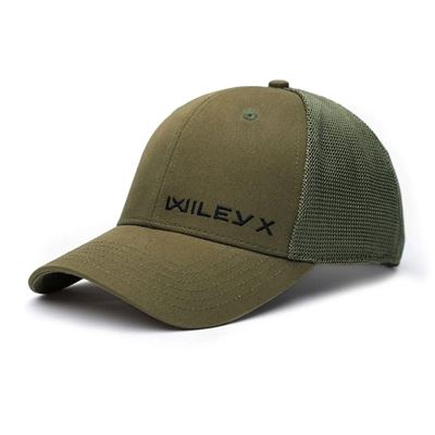 Casquette de baseball WILEY X VERTE logo horizontal
