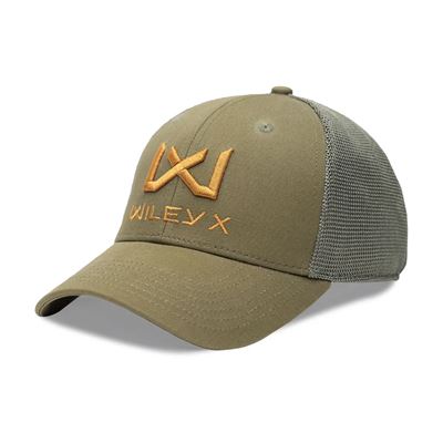 Casquette de baseball TAN Logo WILEY X VERTE