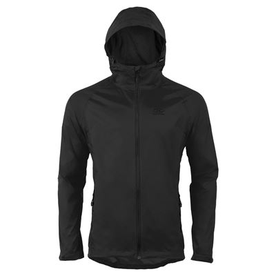 Veste STOW & GO imperméable avec capuche, compacte, NOIRE