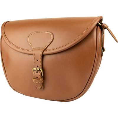 Sacoche pour munitions en cuir marron