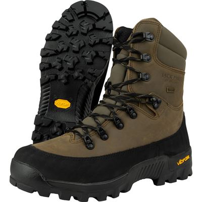 Bottes hautes HUNTERS à lacets MARRON