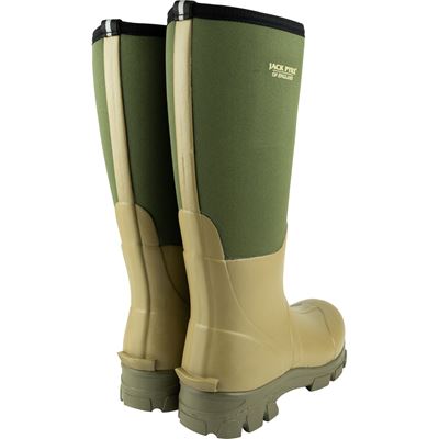 Bottes ASHCOMBE WELLINGTON en néoprène VERT JACK PYKE JBOOWASHNEO 7
