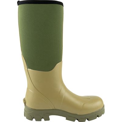 Bottes ASHCOMBE WELLINGTON en néoprène VERT JACK PYKE JBOOWASHNEO 3