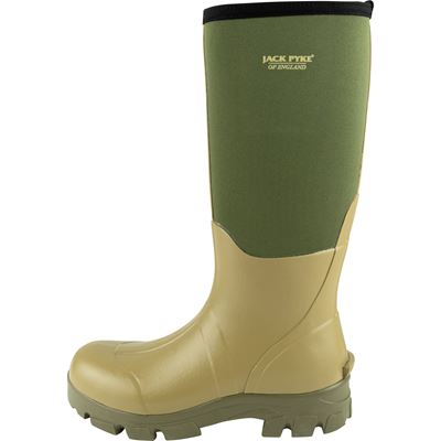 Bottes ASHCOMBE WELLINGTON en néoprène VERT JACK PYKE JBOOWASHNEO 2