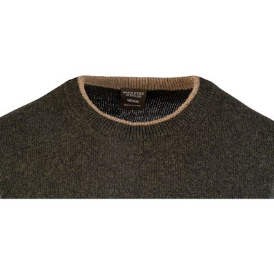 Pull ASHCOMBE en laine d'agneau VERT JACK PYKE JCKNITASHDO 5