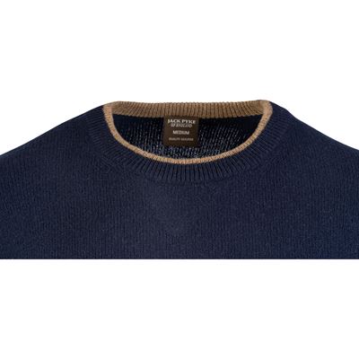 Pull ASHCOMBE en laine d'agneau BLEU JACK PYKE JCKNITASHNAV 6