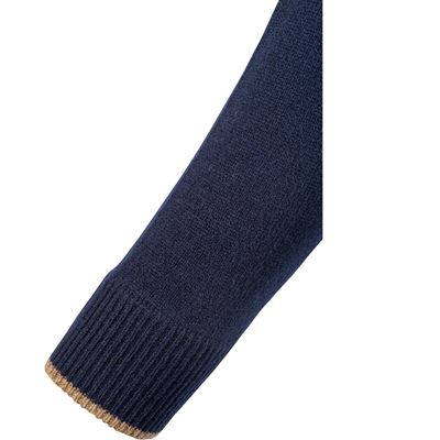 Pull ASHCOMBE en laine d'agneau BLEU JACK PYKE JCKNITASHNAV 3