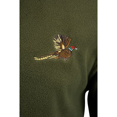 Pull en polaire avec motif de faisan VERT JACK PYKE JFLTPHM 6