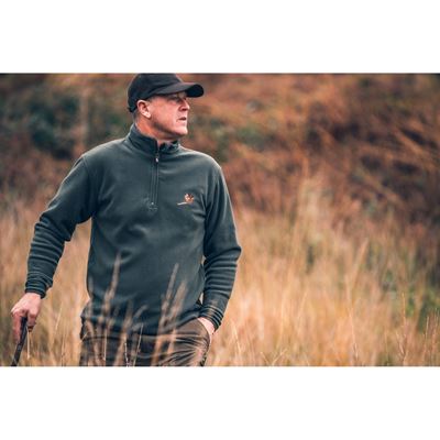 Pull en polaire avec motif de faisan VERT JACK PYKE JFLTPHM 9