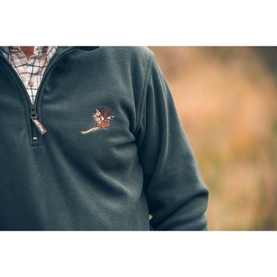 Pull en polaire avec motif de faisan VERT JACK PYKE JFLTPHM 10