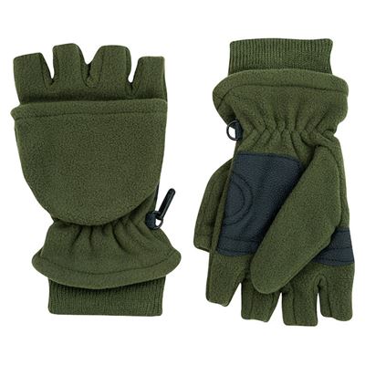 Gants polaires SHOOTERS UNI combi avec renforts VERT