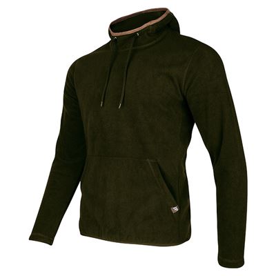 Sweat à capuche COUNTRY en molleton DARK OLIVE