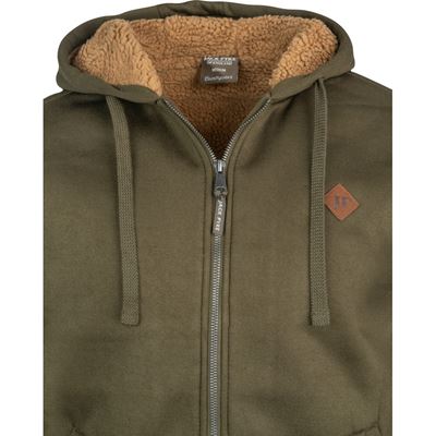 Sweat-shirt Yakka avec capuche et fermeture éclair, avec fourrure VERTE JACK PYKE JHOODYKGRN 5