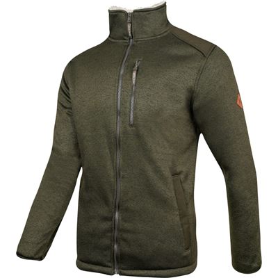 Veste SCANDINAVIAN SHERPA isolée VERTE