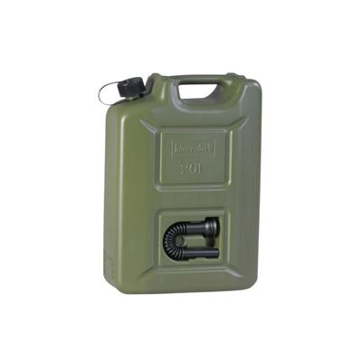 Bidon en plastique avec bec verseur, 20 litres, VERT