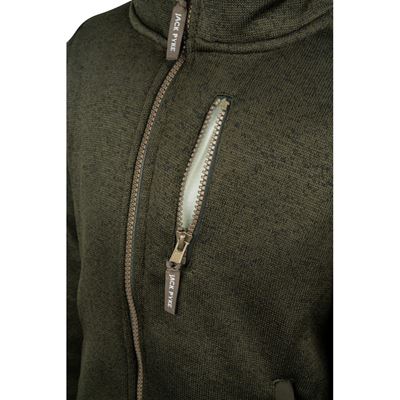 Veste enfant SCANDINAVIAN SHERPA isolante VERTE JACK PYKE JKJKTFLSCADO 7