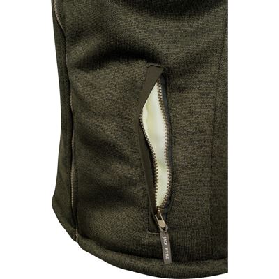 Veste femme SCANDINAVIAN SHERPA isolée VERT JACK PYKE JLJKTFLSCADO 8