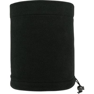 Col roulé FLEECE avec cordon de serrage NOIR