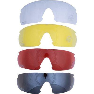 Lunettes de sport GP, lot de 4 verres dans un étui JACK PYKE JPGLAS 4