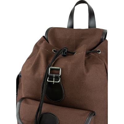 Sac à dos TRIP en toile avec accessoires en cuir MARRON JACK PYKE JPKDAYCANBRN 3