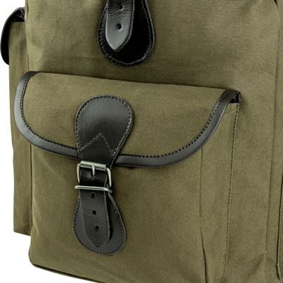 Sac à dos TRIP en toile avec accessoires en cuir VERT JACK PYKE JPKDAYCANG 5