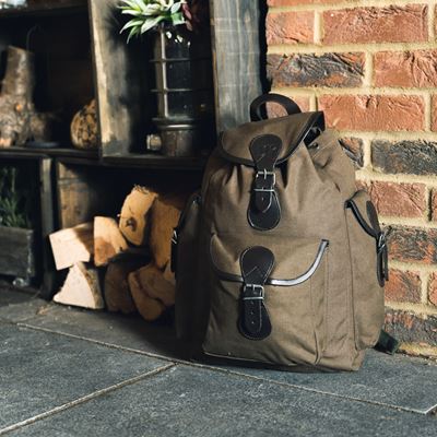 Sac à dos TRIP en toile avec accessoires en cuir VERT JACK PYKE JPKDAYCANG 4