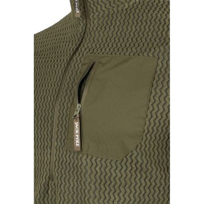 Sweat-shirt léger Z FLEECE PULLOVER VERT JACK PYKE JPULFLLW 3