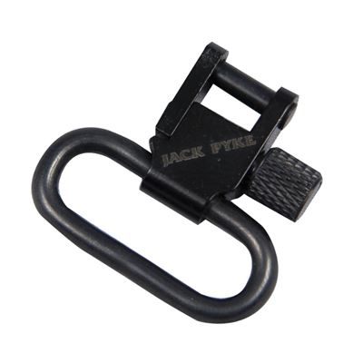 Attache métallique pivotante pour sangle d'arme (2 pièces) NOIR