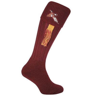 Chaussettes mi-hautes BAŽANT ROUGES taille 8-11