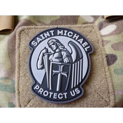 Écusson SANKT MICHAEL plastique velcro NOIR