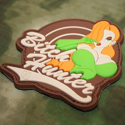 Écusson BITCH HUNTER plastique VELCRO MULTICAM JACKETS TO GO JTG-BHP-MC 3