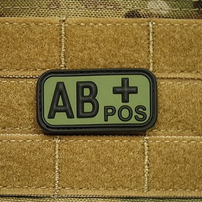 Écusson KREV AB POS plastique VERT