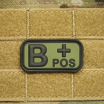 Écusson KREV B POS plastique VERT