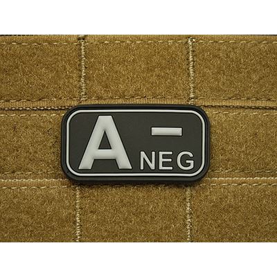 Écusson KREV A NEG plastique NOIR SWAT