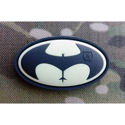 Écusson BUTTMAN plastique velcro GLOW IN THE DARK