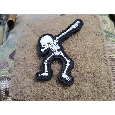 Écusson TRIUMPH SKELETON velcro GLOW IN THE DARK