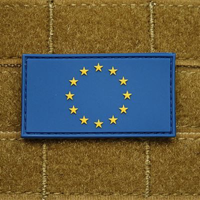 Écusson DRAPEAU DE L'UE en plastique COULEUR