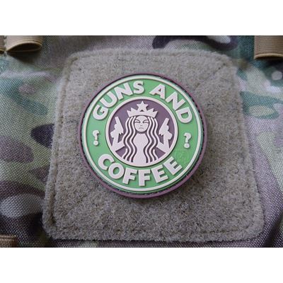 Écusson GUNS AND COFFEE plastique MULTICAM®