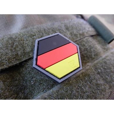 Écusson drapeau ALLEMAGNE velcro plastique COULEUR