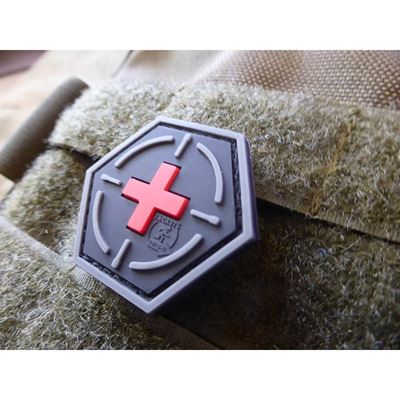 Écusson MEDIC RED CROSS en plastique velcro JACKETS TO GO JTG-H-TMRC-BM 2