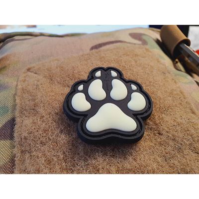 Écusson K9 patte de chien plastique velcro GLOW IN THE DARK JACKETS TO GO JTG-K9P-GID 2
