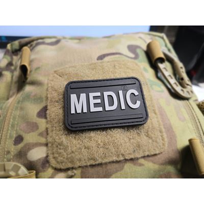Écusson MEDIC à velcro NOIR JACKETS TO GO JTG-MEDIC-SWAT 2