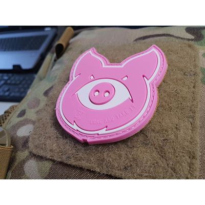 Écusson MONSTER PIG plastique velcro ROSE JACKETS TO GO JTG-MPP-PK 2