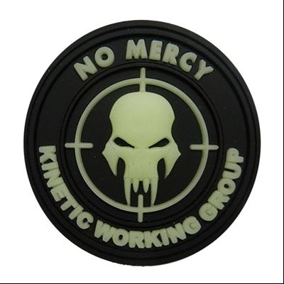 Écusson NO MERCY - KINETIC GROUP plastique GLOW