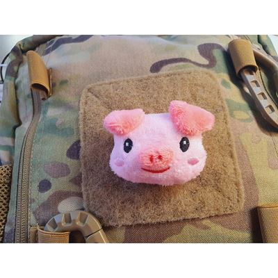 Écusson PINKI SMILE velcro PELUCHE