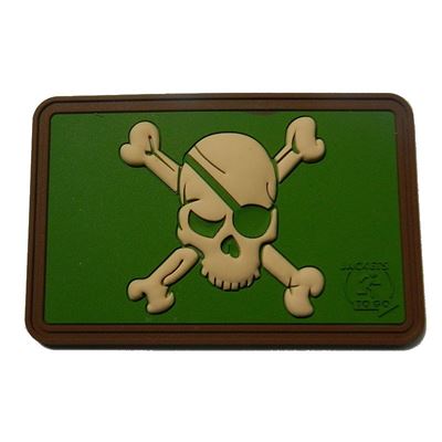 Écusson PIRATE /CRÂNE/ plastique MULTICAM