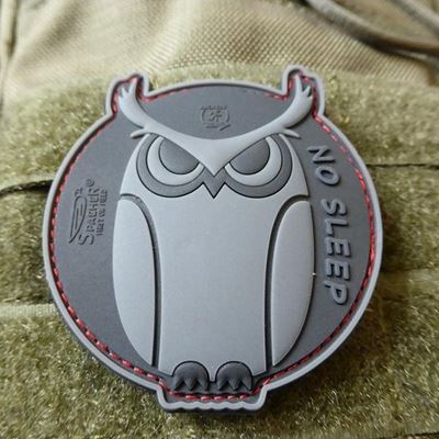Écusson SPECIAL OPS OWL plastique velcro NOIR